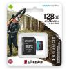  Зображення Карта пам'яті Kingston microSD  128GB C10 UHS-I U3 A2 R170/W90MB/s + SD 